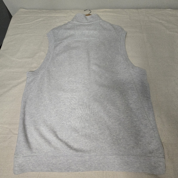 New Tommy Bahama Mens Xl Gray Zip-Up Vest - Picture 12 of 13